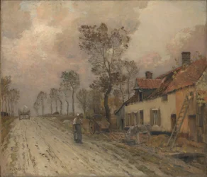 Die Route Nationale bei Samer